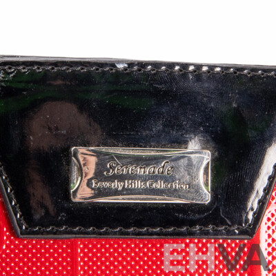 Ladies' Genuine Leather Handbag and Matching Wallet by Serenade Beverly Hills Collection