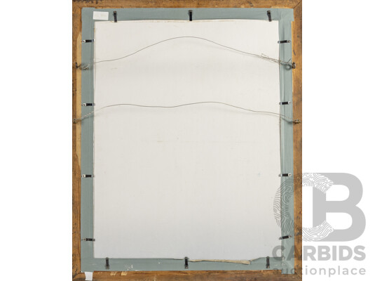 Rare & Historically Significant Late Victorian Albumen Silver Photographic Composite Featuring Queanbeyan Municipal Council (c1893-94), 71H x 59W cm (frame)