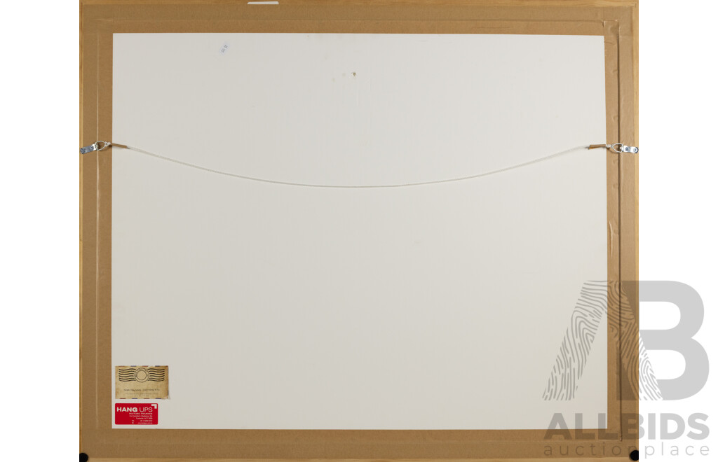 Kenneth Jack (20th Century, Australian, 1924-2006), Paddle Steamer 'Adelaide; at Echuca, Artist's Proof Signed Lithographic Print, 77 x 93 cm (frame)