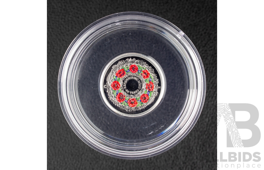 Australian RAM 2025 Silver Two Dollar Coin, 80 Years on - Remembering the Second World War, C Mint Mark .999