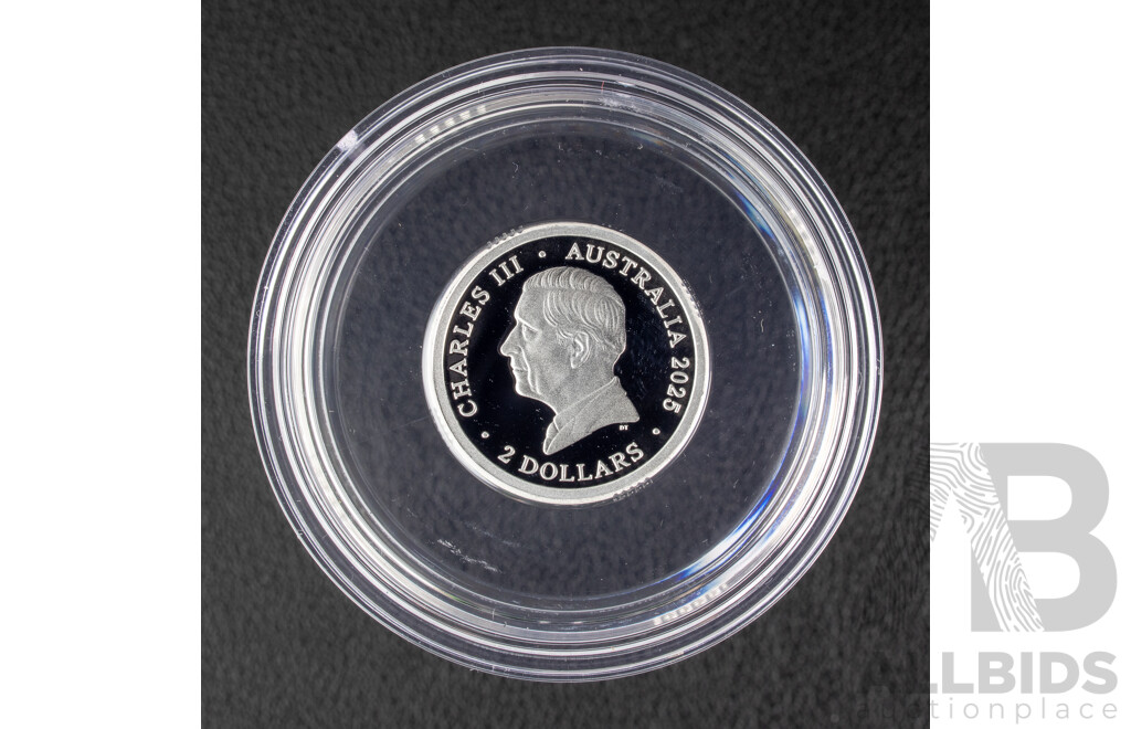 Australian RAM 2025 Silver Two Dollar Coin, 80 Years on - Remembering the Second World War, C Mint Mark .999