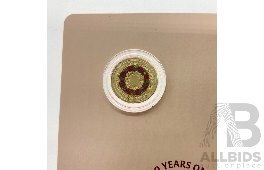 Australian RAM 2025 Two Dollar Coin, 80 Years on - Remembering the Second World War, C Mint Mark