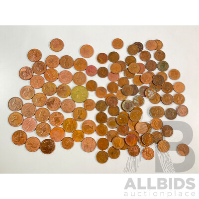 Collection of Australian KGVI/QE2 Pennies and Half Pennies Spanning 1942 to 1964