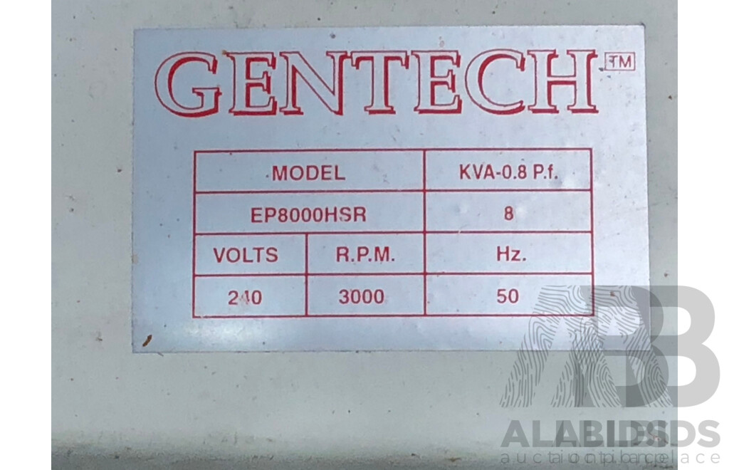 Gentech 8 KVA Honda Powered Generator
