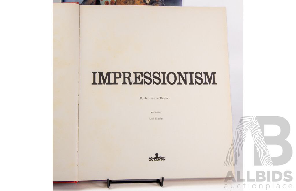 Good Collection of Hard Cover Reference Books Inc Impressionism and African Ceremonies