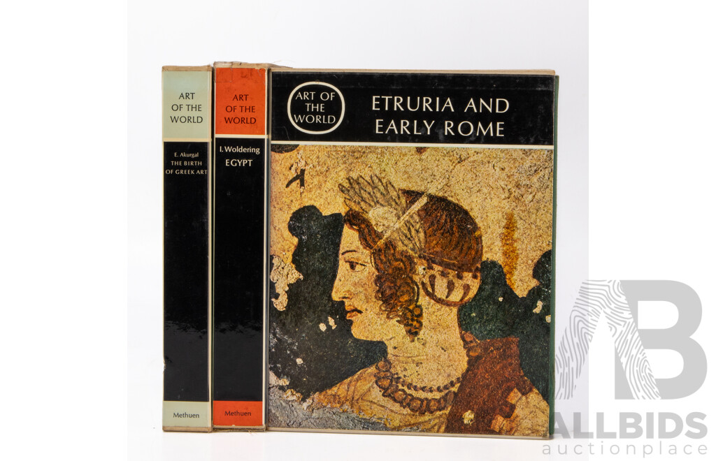 Collection of Books Relating to Art and Architecture Including The Master Builders, An Outline of European Architecture, Van Gogh's Flowers, Art of the World, Dictionary of Twentieth Century Art, Posters