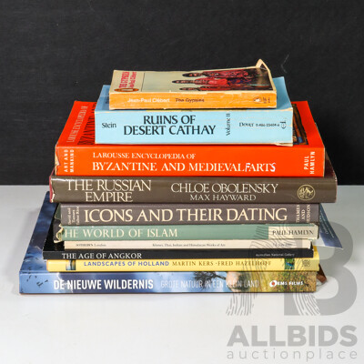 Collection of Books Relating to Culture Study and History Including the Russian Empire, the Age of Angkor, the World of Islam and More