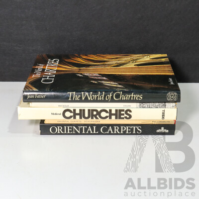 Five Books Relating to Churches and Carpets Including Medieval Churches, Cathedral, Oriental Carpets