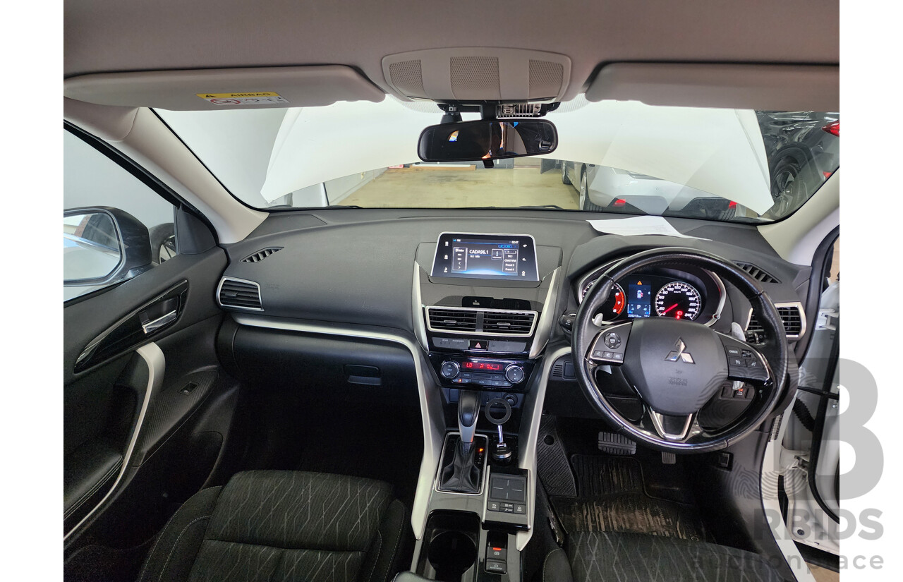 04/2019 Mitsubishi Eclipse Cross ES YA MY19 4D Wagon White Turbo 1.5L