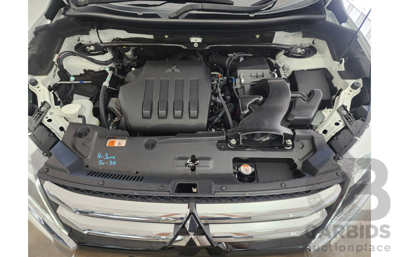 04/2019 Mitsubishi Eclipse Cross ES YA MY19 4D Wagon White Turbo 1.5L