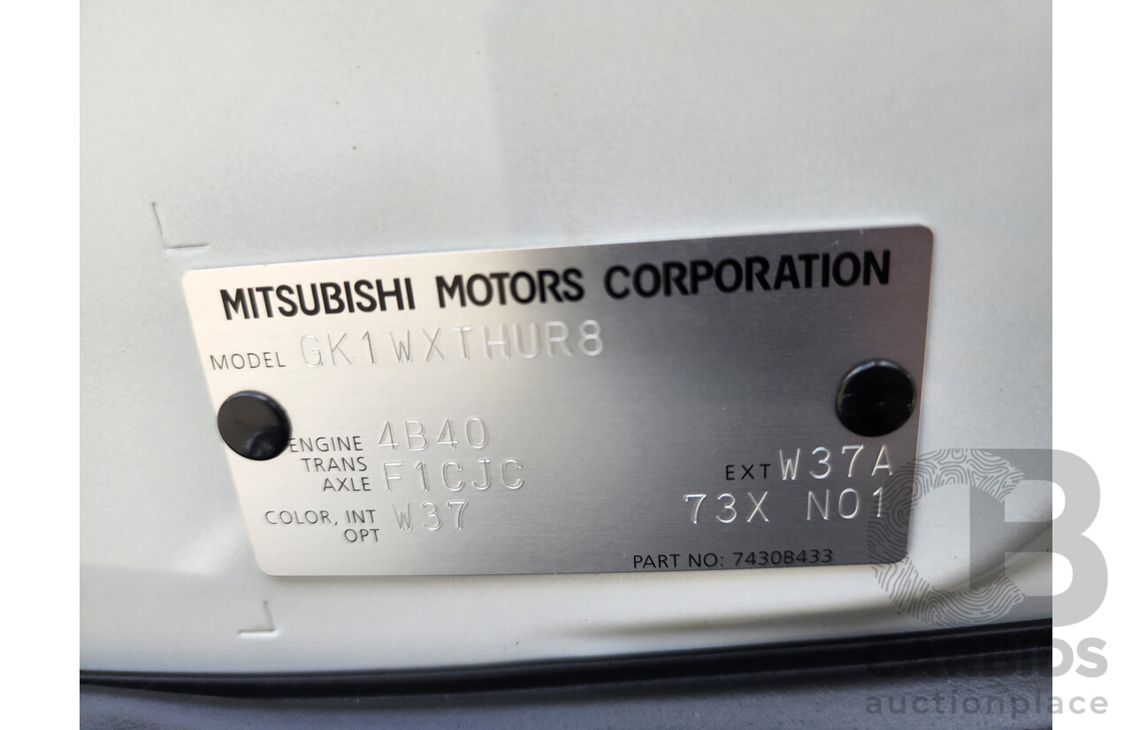 04/2019 Mitsubishi Eclipse Cross ES YA MY19 4D Wagon White Turbo 1.5L