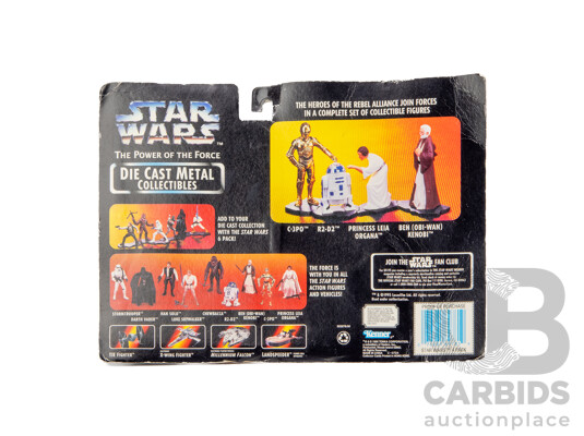 1661701 · Star Wars, The Power of the Force, Pack of Four Die Cast Metal Collectibles