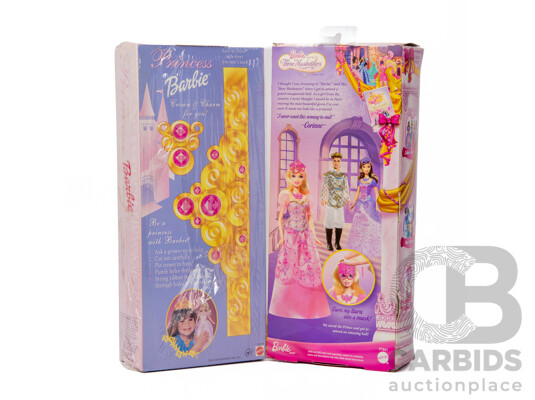 1661686 · Set of Two Barbie Princesses in Original Boxes