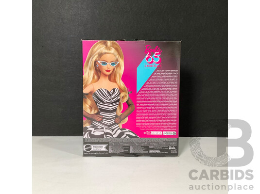 Boxed Barbie 65th Blue Sapphire Anniversary Doll