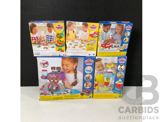 Set of Five Boxed Play-Doh Kitchen Creations