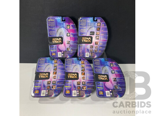 Collection of Five Star Trek the Next Generation in Original Packaging