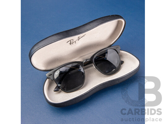 Ray Ban Clubmaster Metal Sunglasses, Model Code - RB3716 186/R5 51-21