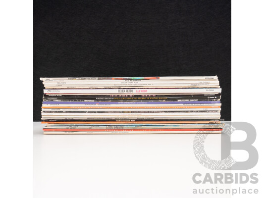 Collection of 26 Popular LPs by Female Artists
