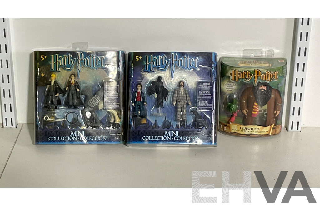 Collection of Harry Potter Mini Figures in Original Packaging