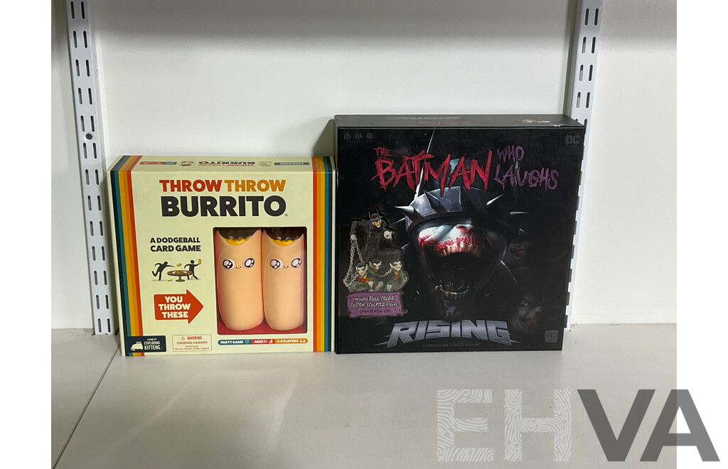 Throw Throw Burrito Game and the Batman Who Laughs Rising Game