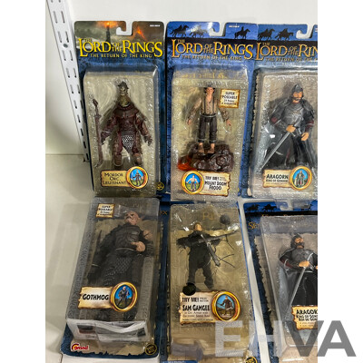 Lord of the Rings, the Return of the King, Collection of Ten Figures in Original Boxes