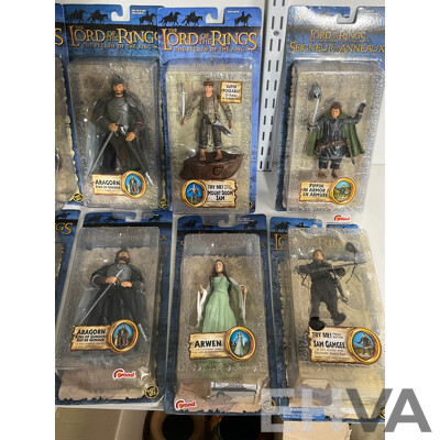Lord of the Rings, the Return of the King, Collection of Ten Figures in Original Boxes