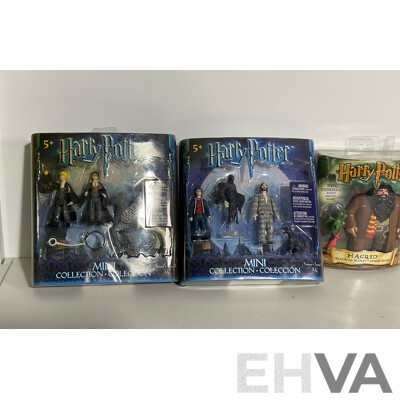 Collection of Harry Potter Mini Figures in Original Packaging
