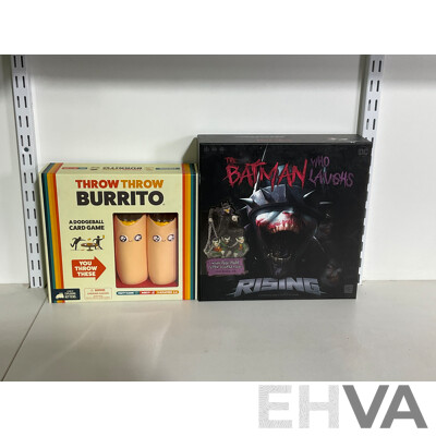 Throw Throw Burrito Game and the Batman Who Laughs Rising Game