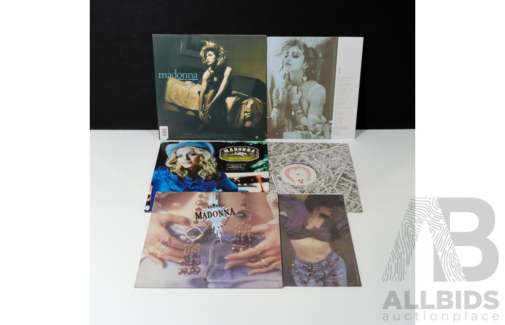 Good Collection of Six Madonna LP Records