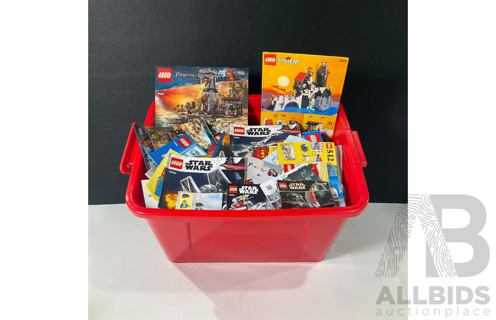 Large Collection of Lego Instruction Manuals