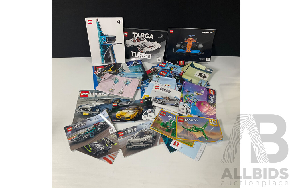 Large Collection of Lego Instruction Manuals