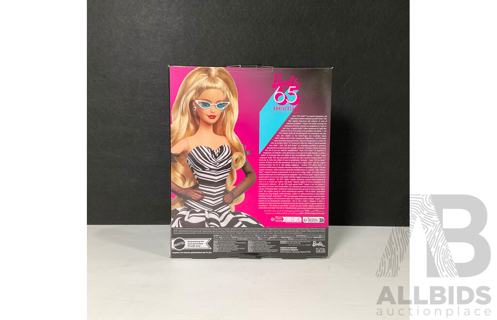 Boxed Barbie 65th Blue Sapphire Anniversary Doll