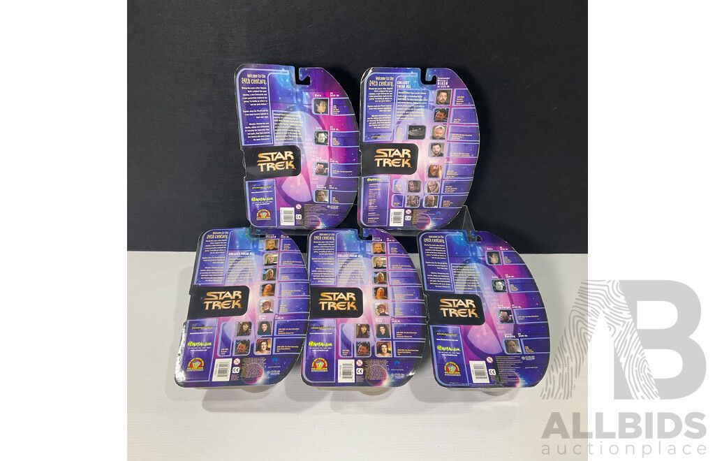 Collection of Five Star Trek the Next Generation in Original Packaging