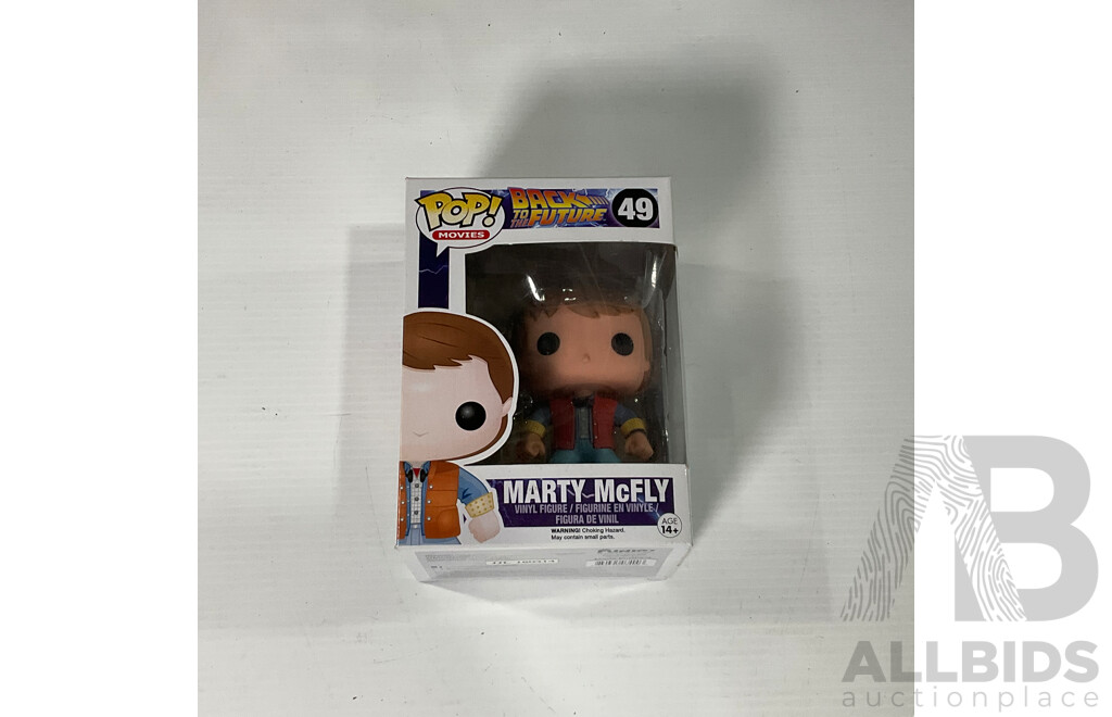 Collection of Ten Pop Vinyls in Original Packaging