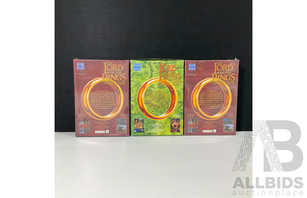 Set of Three Lord of the Rings Puzzles