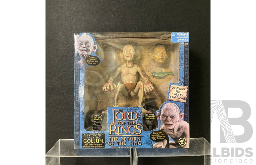 Lord of the Rings Figurine and Stickers in Original Packaging