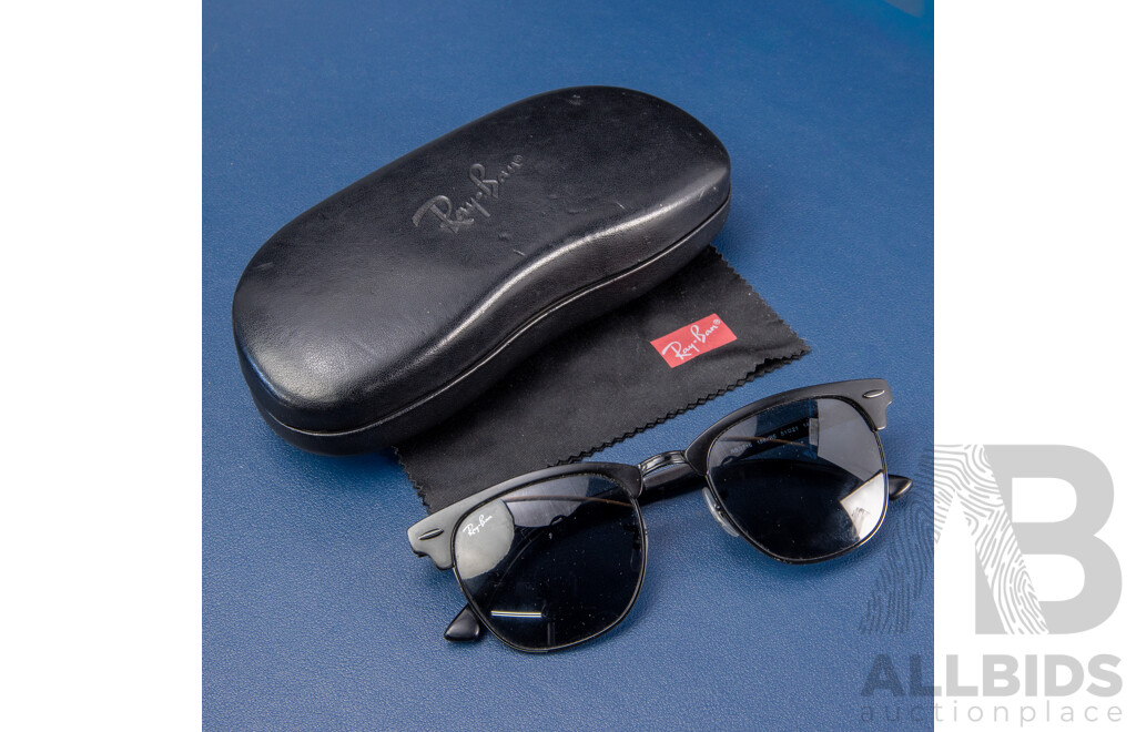 Ray Ban Clubmaster Metal Sunglasses, Model Code - RB3716 186/R5 51-21