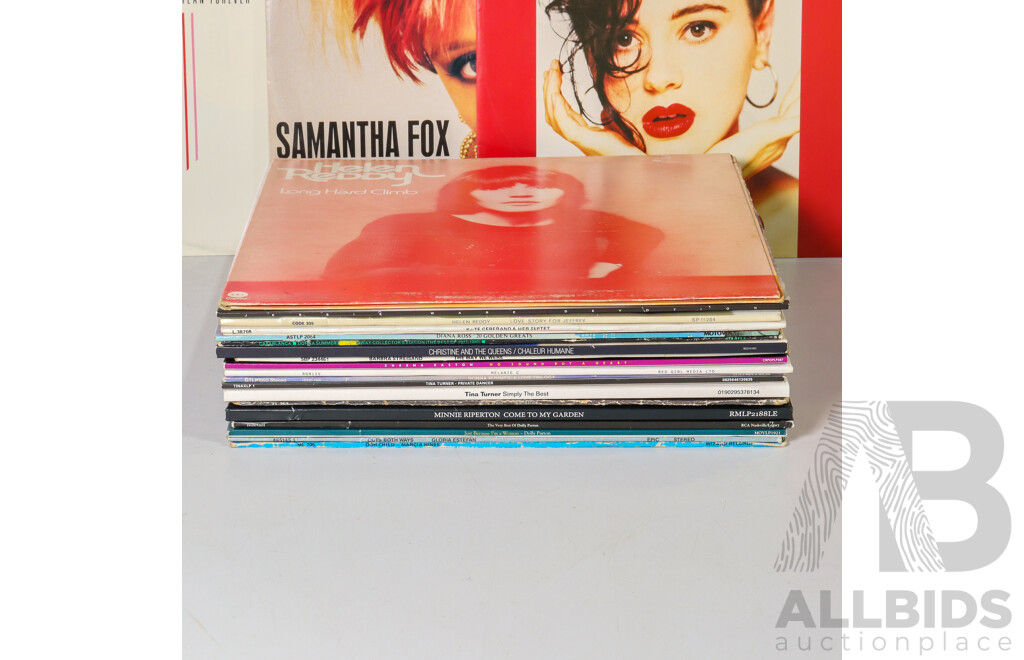 Big Collection of Popular Music LP Records by Female Artists (24)