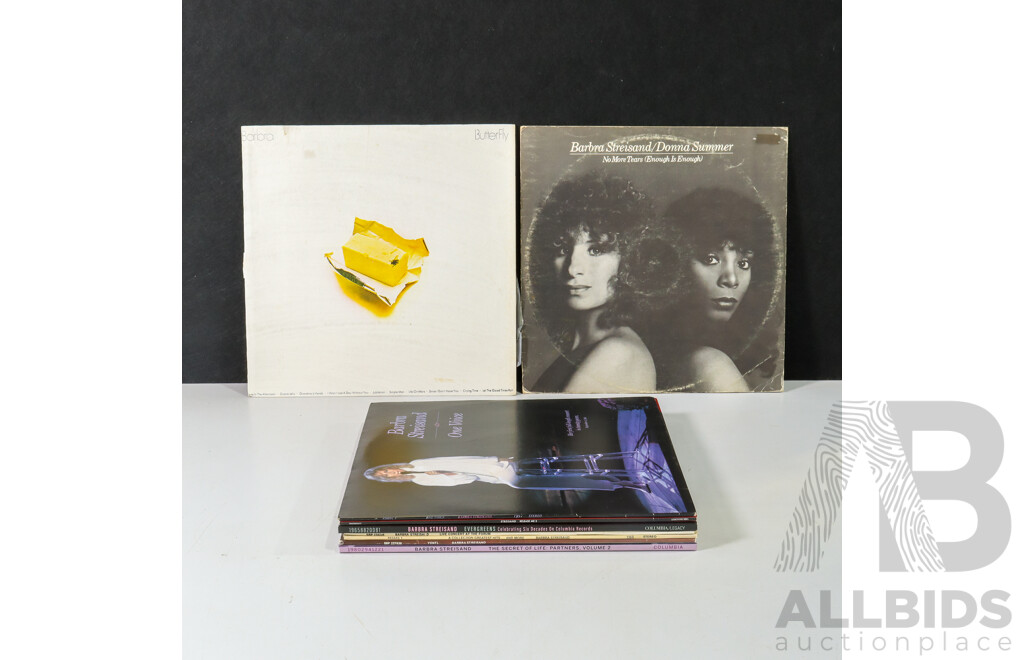 Collection of Barbara Streisand LP Records ( 9)