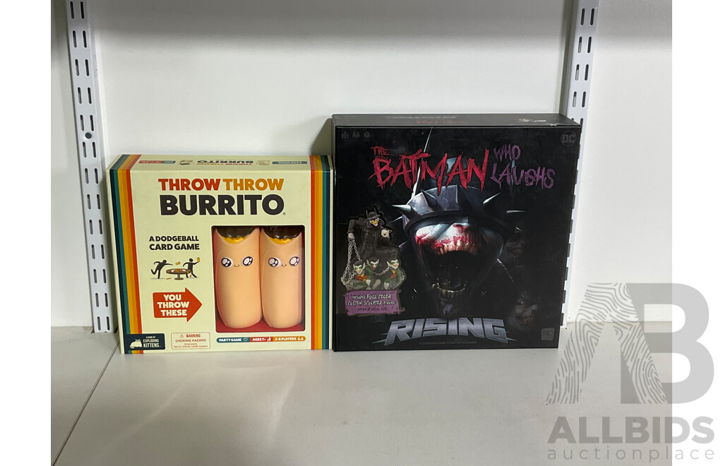Throw Throw Burrito Game and the Batman Who Laughs Rising Game