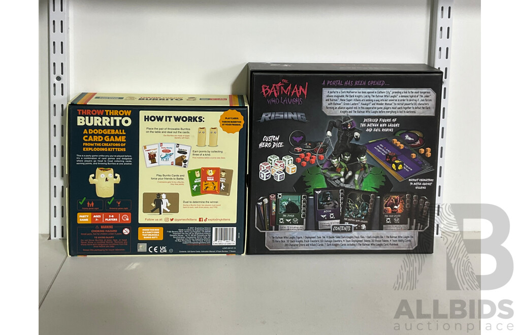 Throw Throw Burrito Game and the Batman Who Laughs Rising Game
