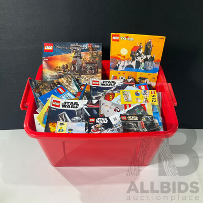 Large Collection of Lego Instruction Manuals