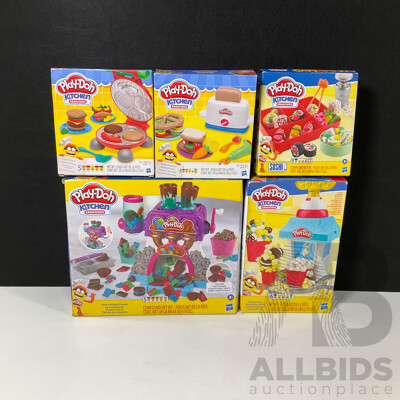Set of Five Boxed Play-Doh Kitchen Creations