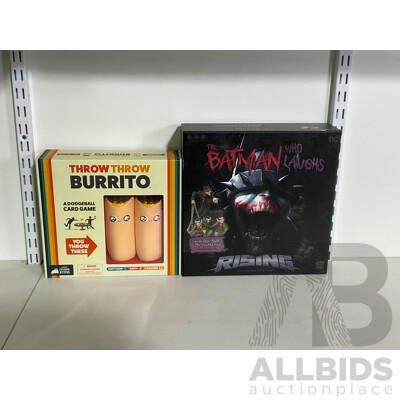 Throw Throw Burrito Game and the Batman Who Laughs Rising Game