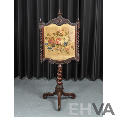 Victorian Pole Screen