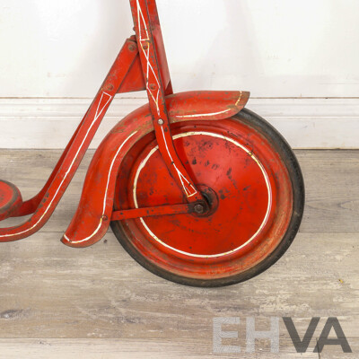 Vintage Metal Painted Scooter