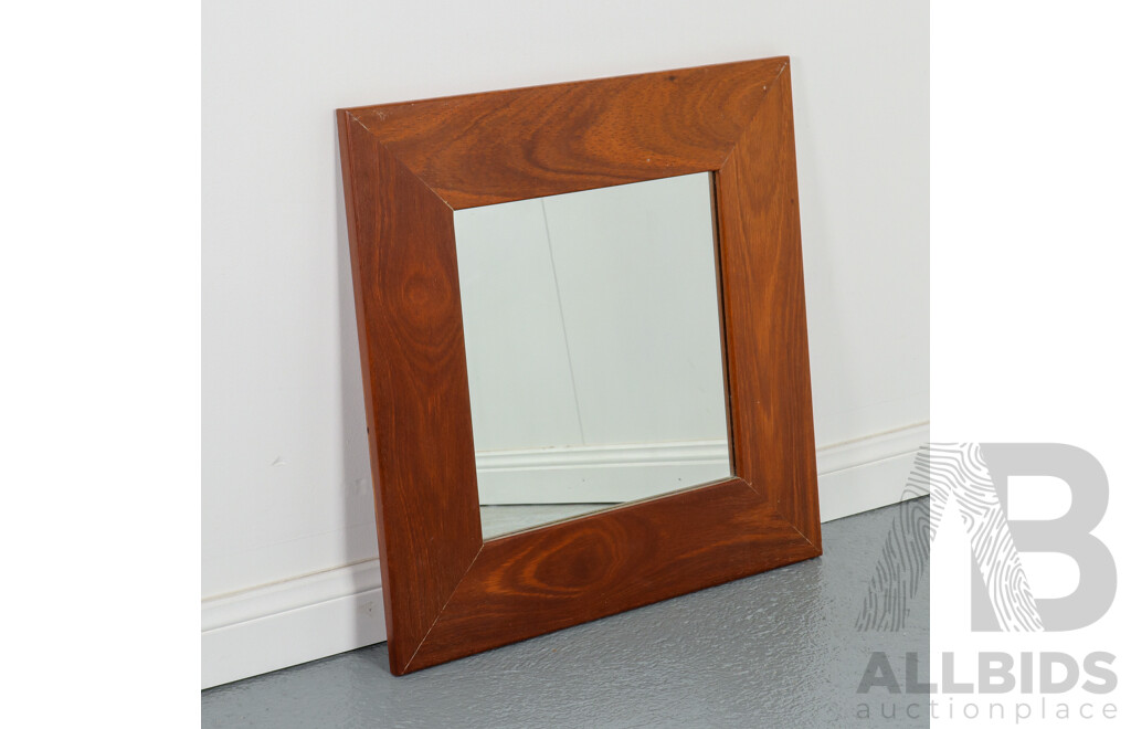 Mid Century Style Wooden Mirror
