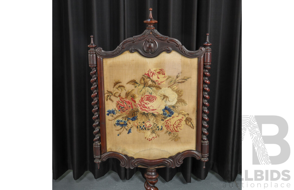 Victorian Pole Screen