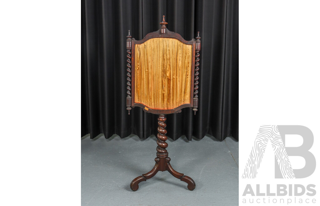 Victorian Pole Screen