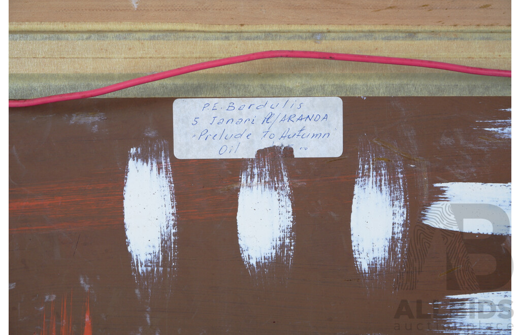 Peter Bardulis (20th Century, Latvian-Australian, 1912-1988), Prelude to Autumn, Oil on Board, 48 x 56.5 cm (frame)